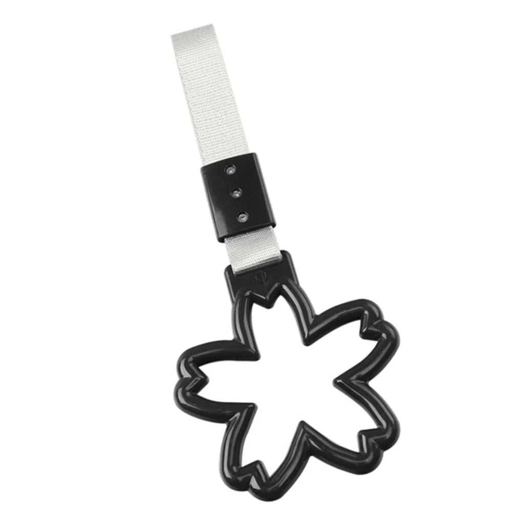 Cherry Blossom Ring Handle Strap for Train Bus - Drift Charm Tools BLK