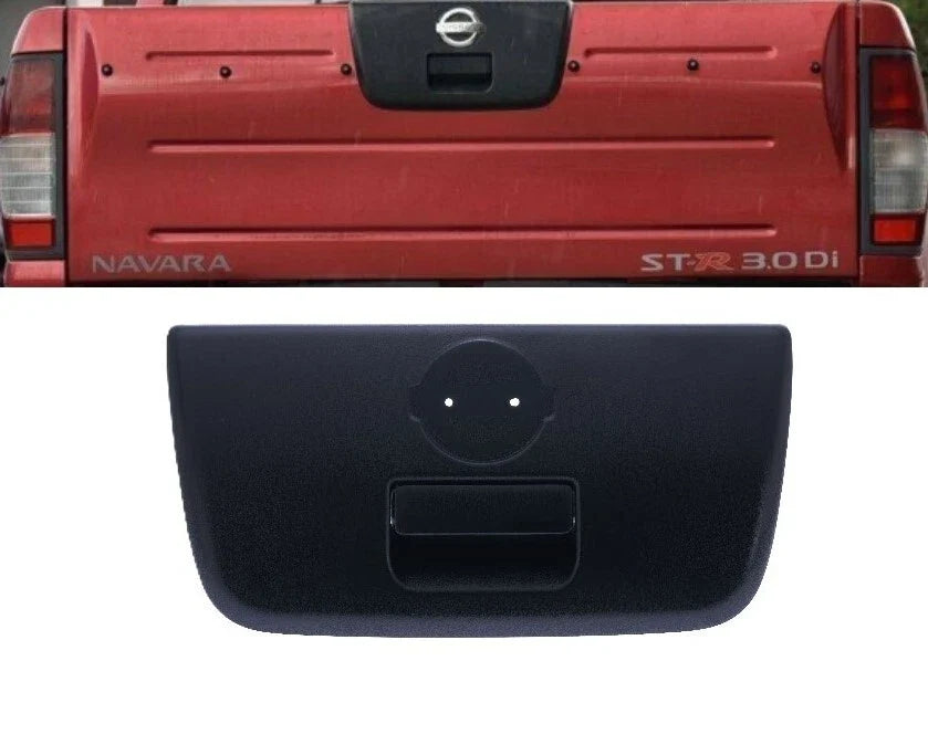 Textured Black Tailgate Handle Without Keyhole for Nissan Navara D22 (1997–2015)