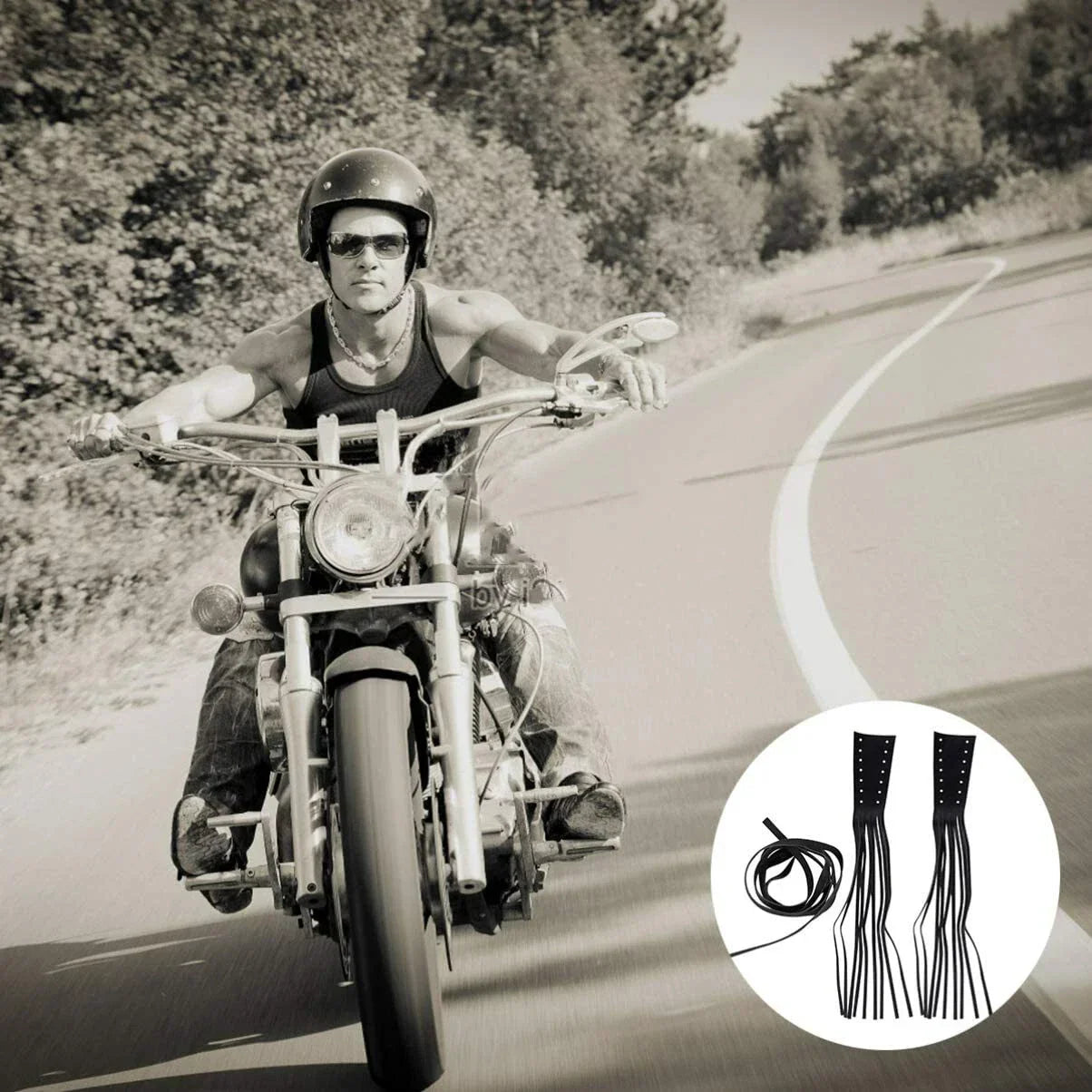 12" Motorcycle Brake Lever Covers for Biker Clutch - Black