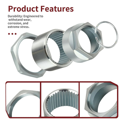 Axle Lock Jam Sleeve Nut Clip 2 x Honda Sportrax TRX400EX (1999–2008)