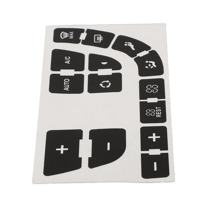 Stickers Set for Citroen C4 Grand Picasso Climate Buttons