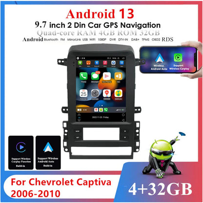 9.7" Stereo Radio GPS Wifi Player for Chevrolet Captiva (2006-2010)