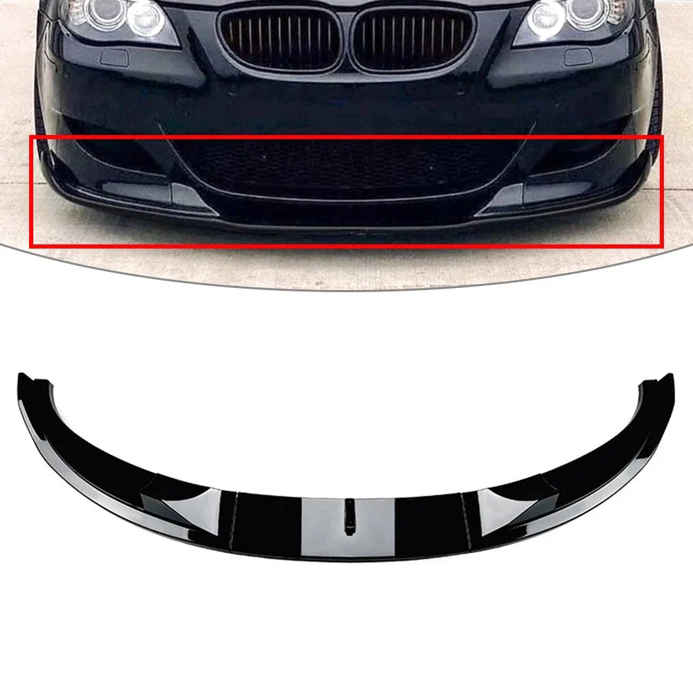 Front Bumper Lip Splitter Spoiler for BMW 5 Series E60 E61 M5 (2005-2010)