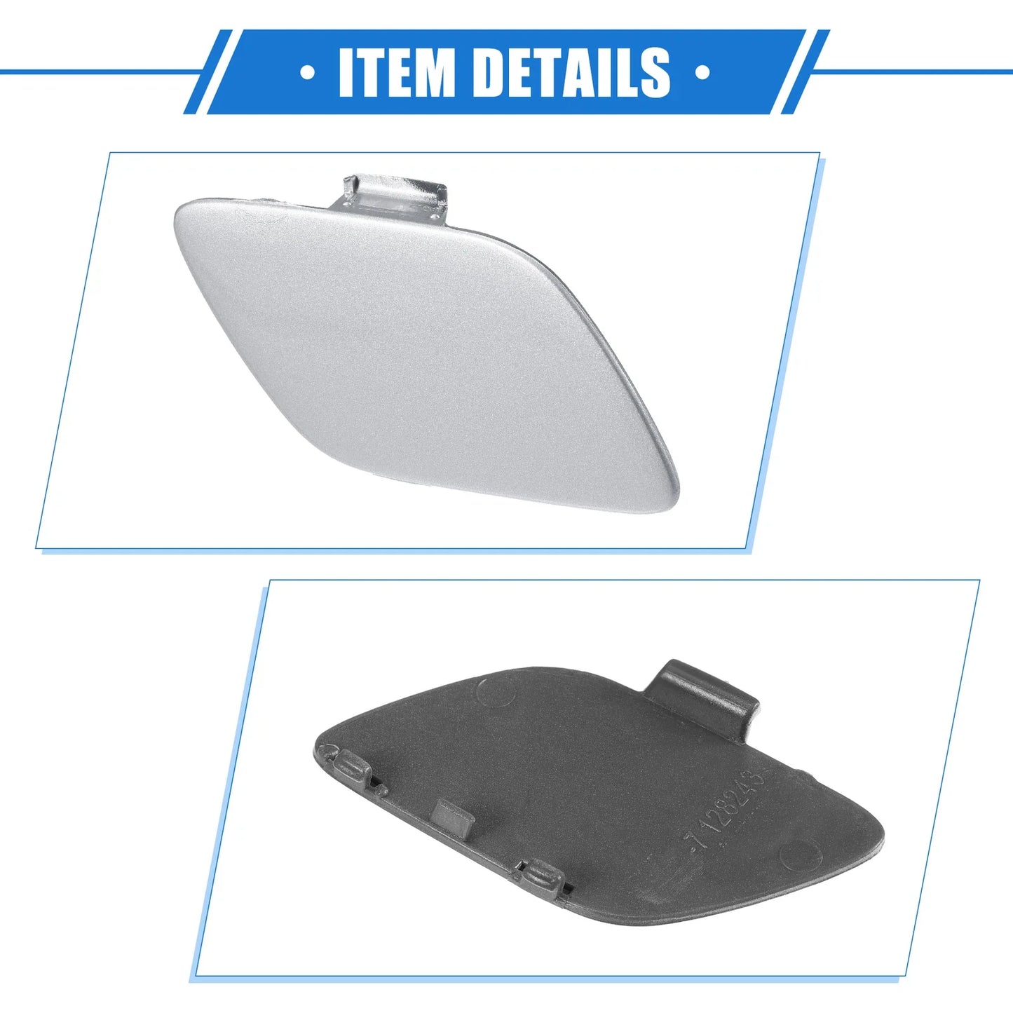 Tow Hook Covers Front Right Silver Tone for BMW E92 E93 (2007 - 2010)