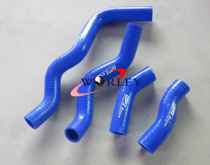 BLACK Radiator Coolant Silicone Hose for Kawasaki KLX250 KLX250S (1993-2014)