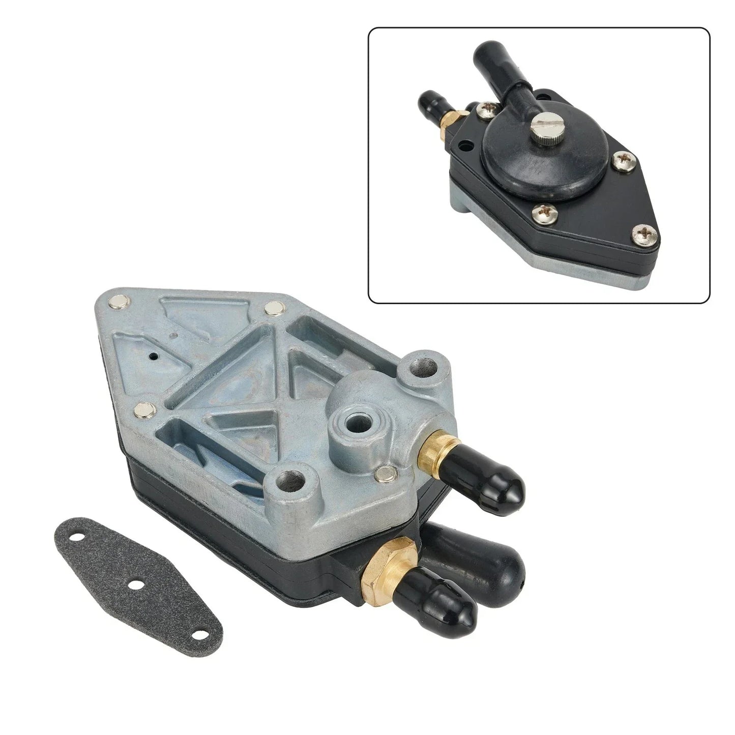 Fuel Pump 25-140 for Johnson/Evinrude Pumps with 3 Nipples