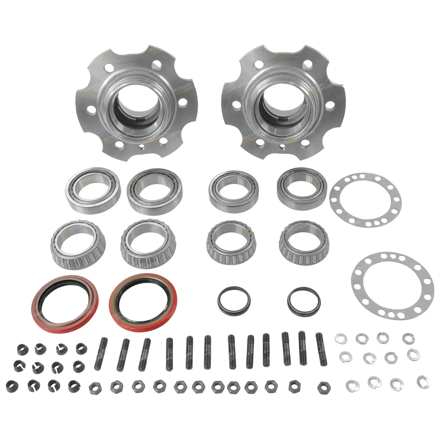 Rear Hub Kits Wheel Bearings + Grease for Toyota FZJ75/HZJ70/HZJ73/HZJ75 (1990–1999)