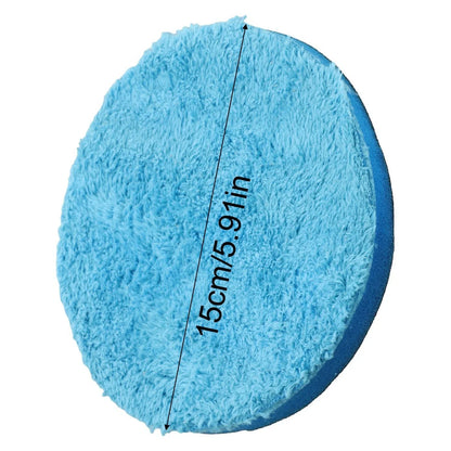 6 Inch Car Microfiber Buff Sponge Polishing Plated Pads for Rotary DA Polishers