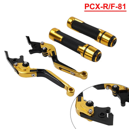Gold Extendable Brake Clutch Levers Grip Set for Honda ADV150 (2019-2020)