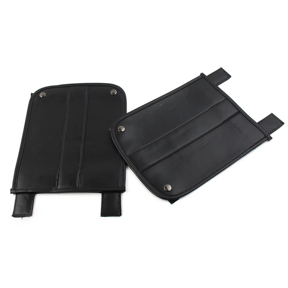 Black PU Leather Universal Trike Rear Fender Bra for Harley Roadsmith