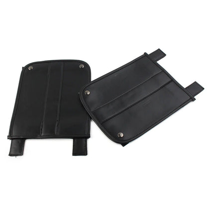 Black PU Leather Universal Trike Rear Fender Bra for Harley Roadsmith
