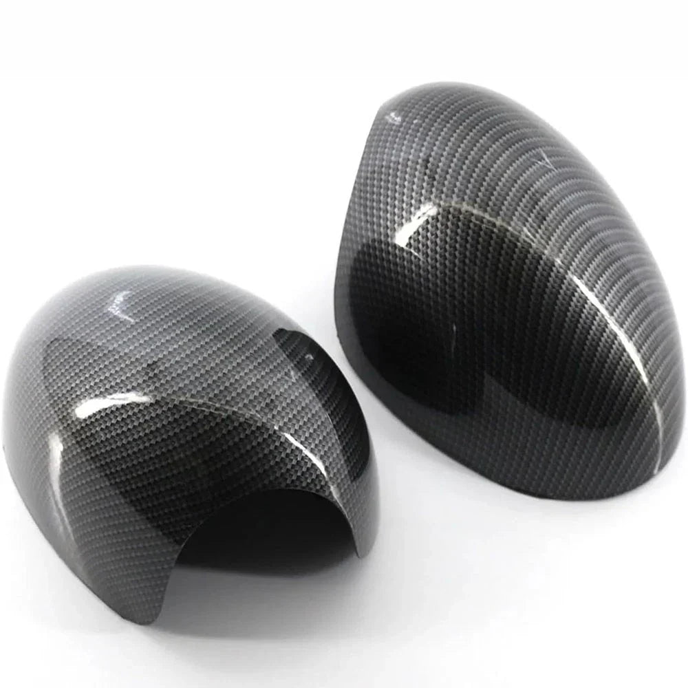 Carbon Fiber Style Mirror Cover Caps for BMW Mini (2006-2012)
