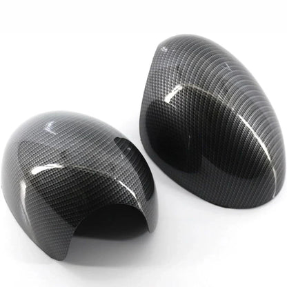 Carbon Fiber Style Mirror Cover Caps for BMW Mini (2006-2012)