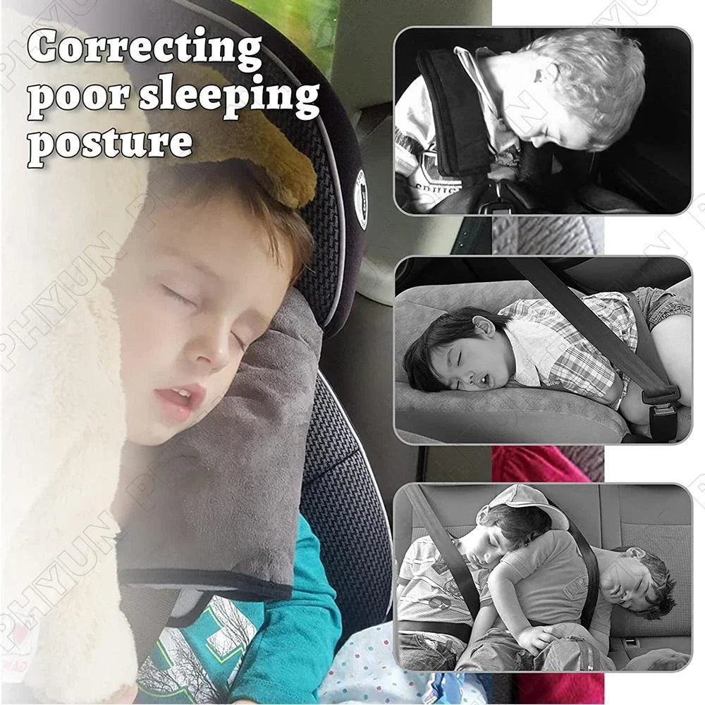 Car Safety Strap Cover & Shoulder Pillow Pad Cushion for Kids Seat Belt