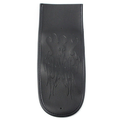 Leather Cushion Rear Flame Stitching for Harley Dyna Fat Bob & Street Glide