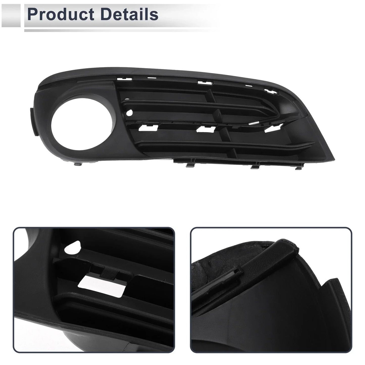 Front Right Fog Light Grill 1 Pc for BMW 5 Series (2014 - 2017)