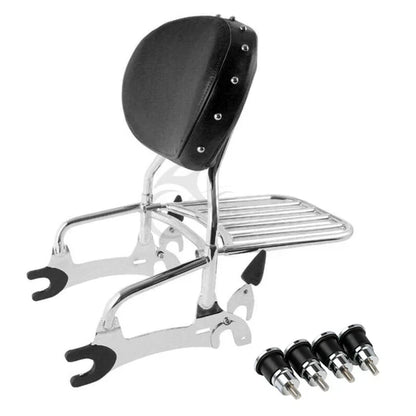 Chrome Backrest Sissy Bar with Spools for Indian Chieftain (2014-2022)