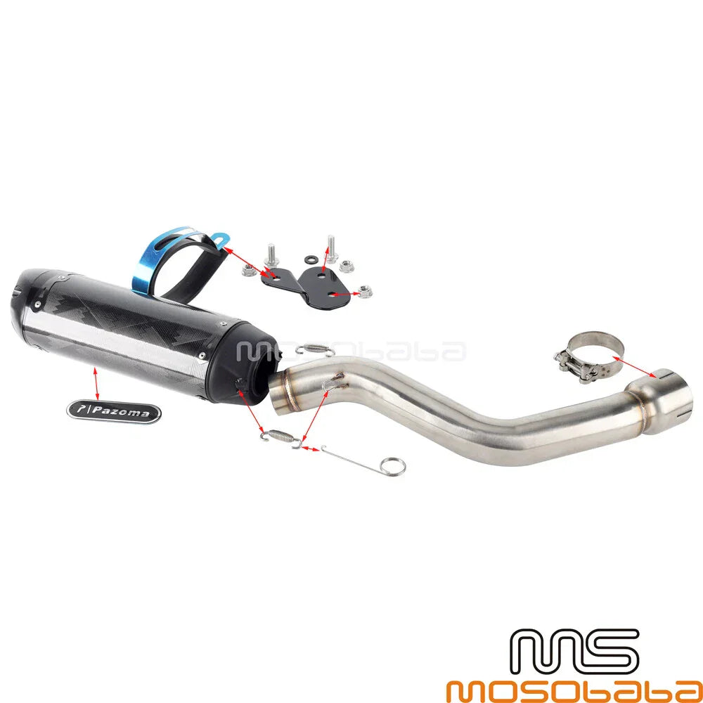 Carbon Fiber Exhaust System for Harley Pan America 1250 (2021-2023)