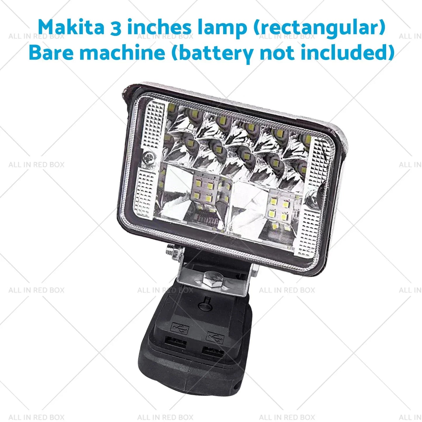 3in 18V LED Work Light Torch Flashlight  USB for Makita Battery
