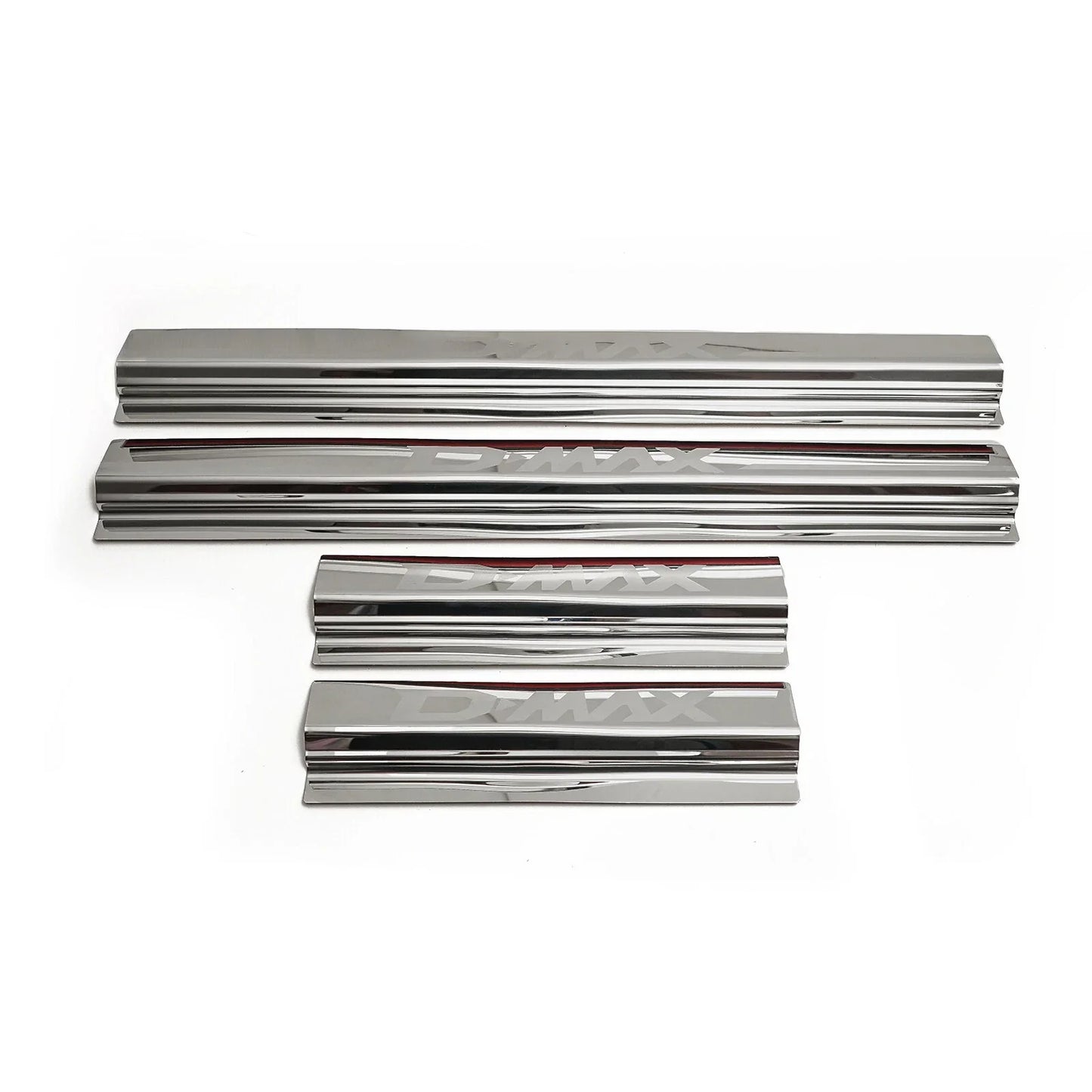 Scuff Plate Chrome Stainless 4 Doors for Isuzu D-Max Pickup (2020-2022)