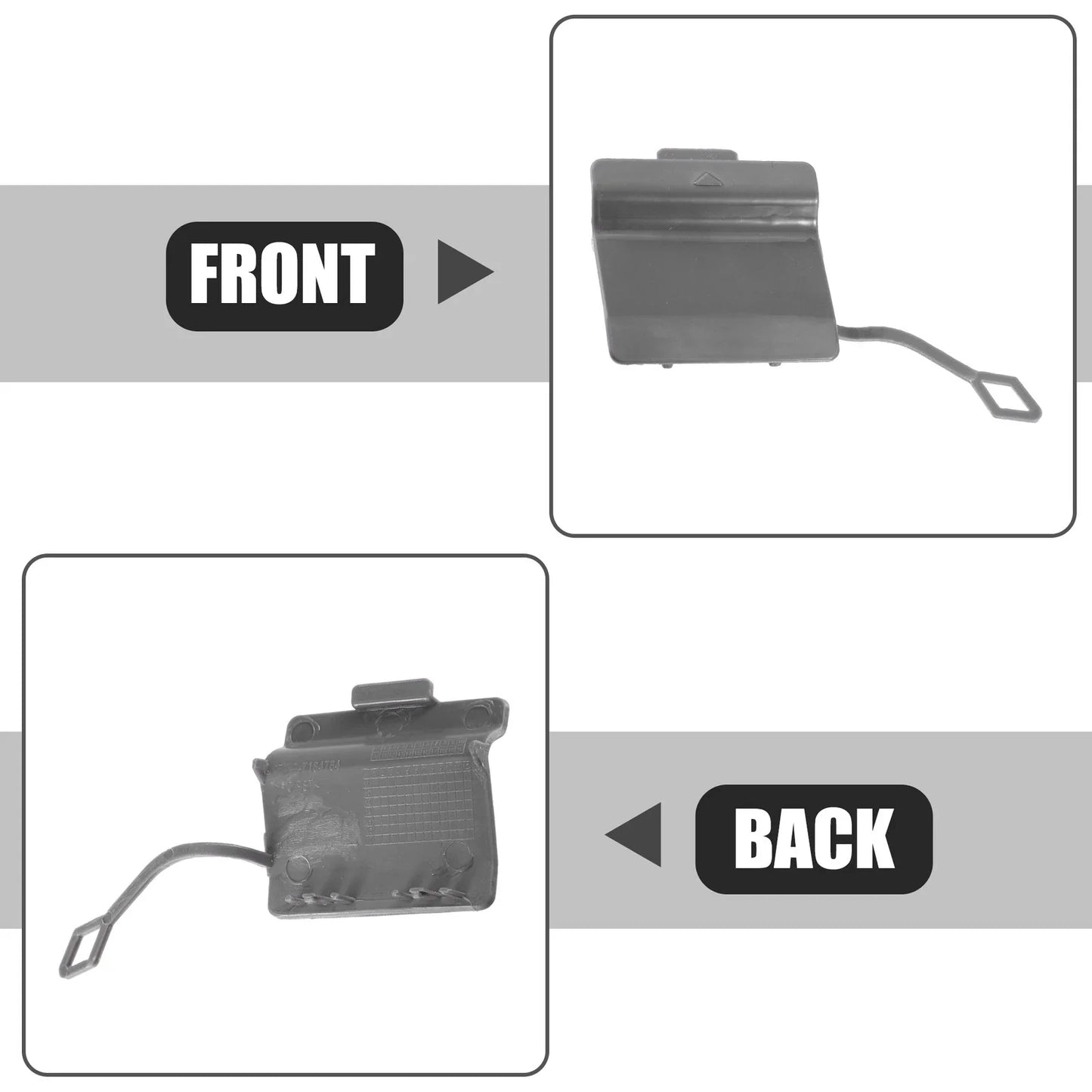 Rear Left Bumper Tow Eye Cover Cap for BMW 550i (2011-2013)