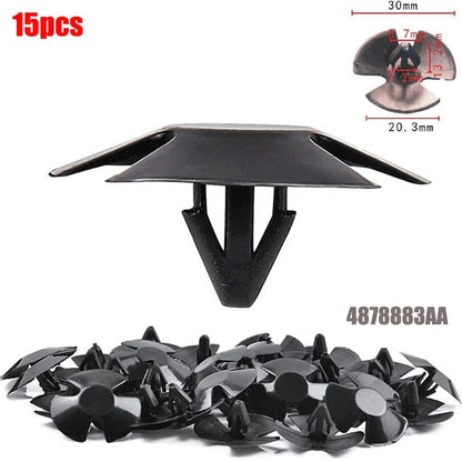 15 x Hood Insulation Retainer Clips for Dodge