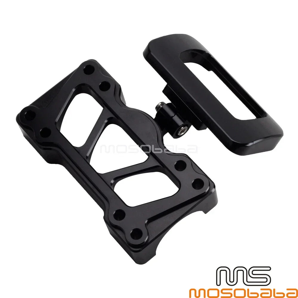 Digital Dash Gauge Relocation Mount & Top Clamp Cover for Harley Softail (18-22)