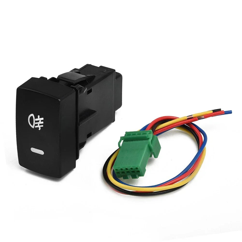 Push Green LED Fog Light ON OFF Button for Honda Civic / Accord