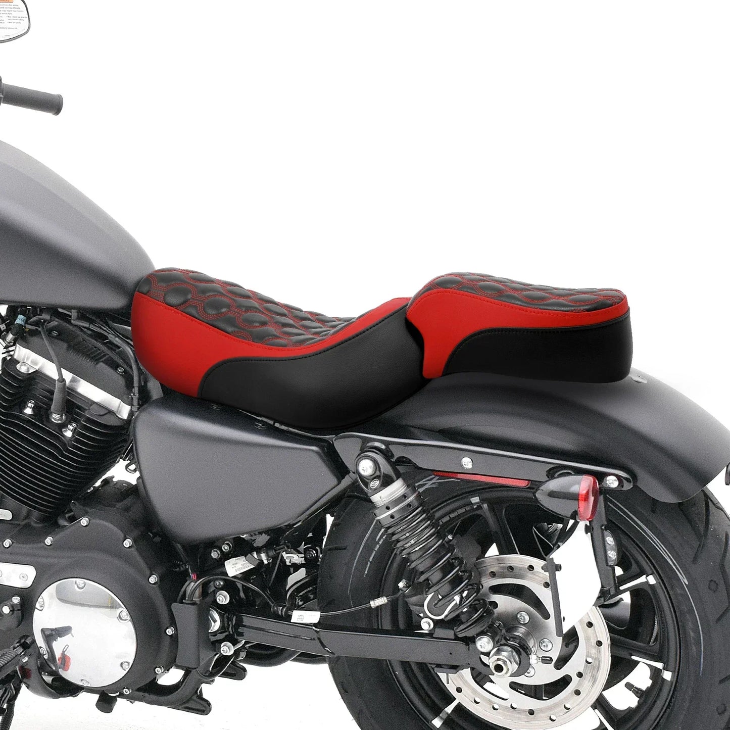 Rider & Passenger Seats for Harley Sportster Iron 883 XL883N (2016-2022)