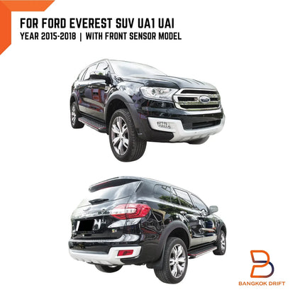 4" Matte Black Fender Flares for Ford Everest SUV (2015-2018)