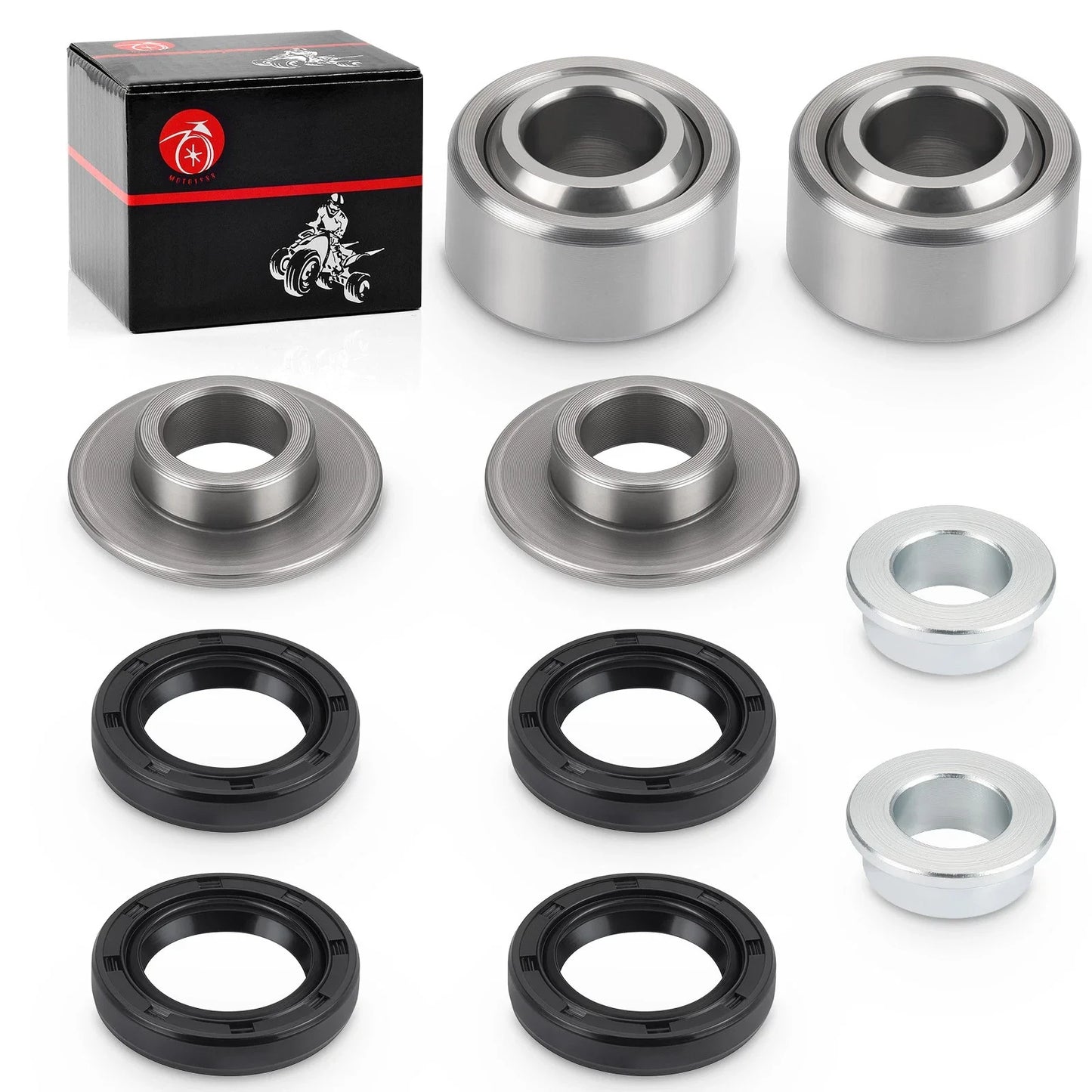 Rear Shock Bearing Seal Rebuild Kit for Yamaha IT200 / TT350 (1984–1987)