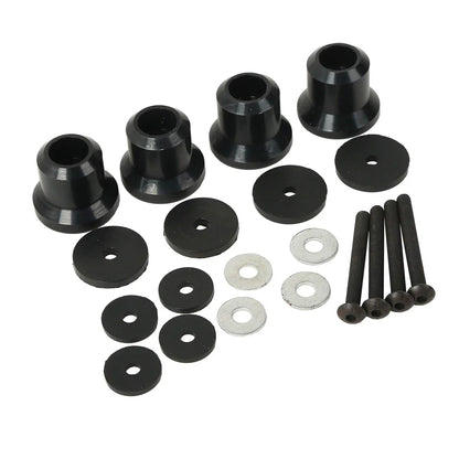 Black 5/8" Luggage Trunk Rack Risers for Honda Goldwing GL 1800 (2001-2017)