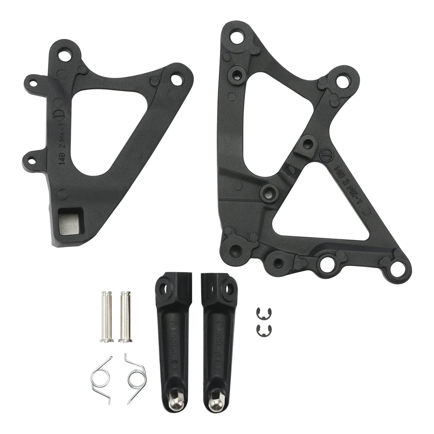 Driver Footrests Footpegs Bracket for Yamaha YZF R1 (2009-2014)