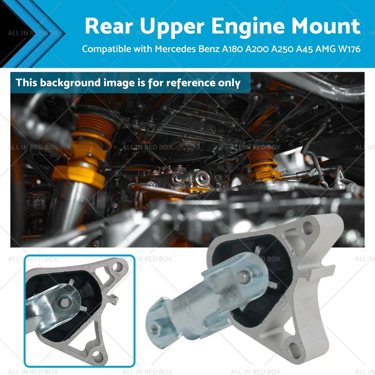 Rear Upper Engine Mount for Mercedes Benz AMG W176 A180 A200 A250 A45 (2012-2018)