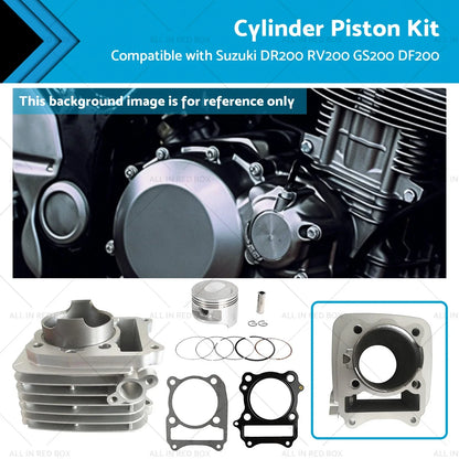 66mm Cylinder Piston Top End Kit for Suzuki DR200 RV200 GS200 DF200 SP200