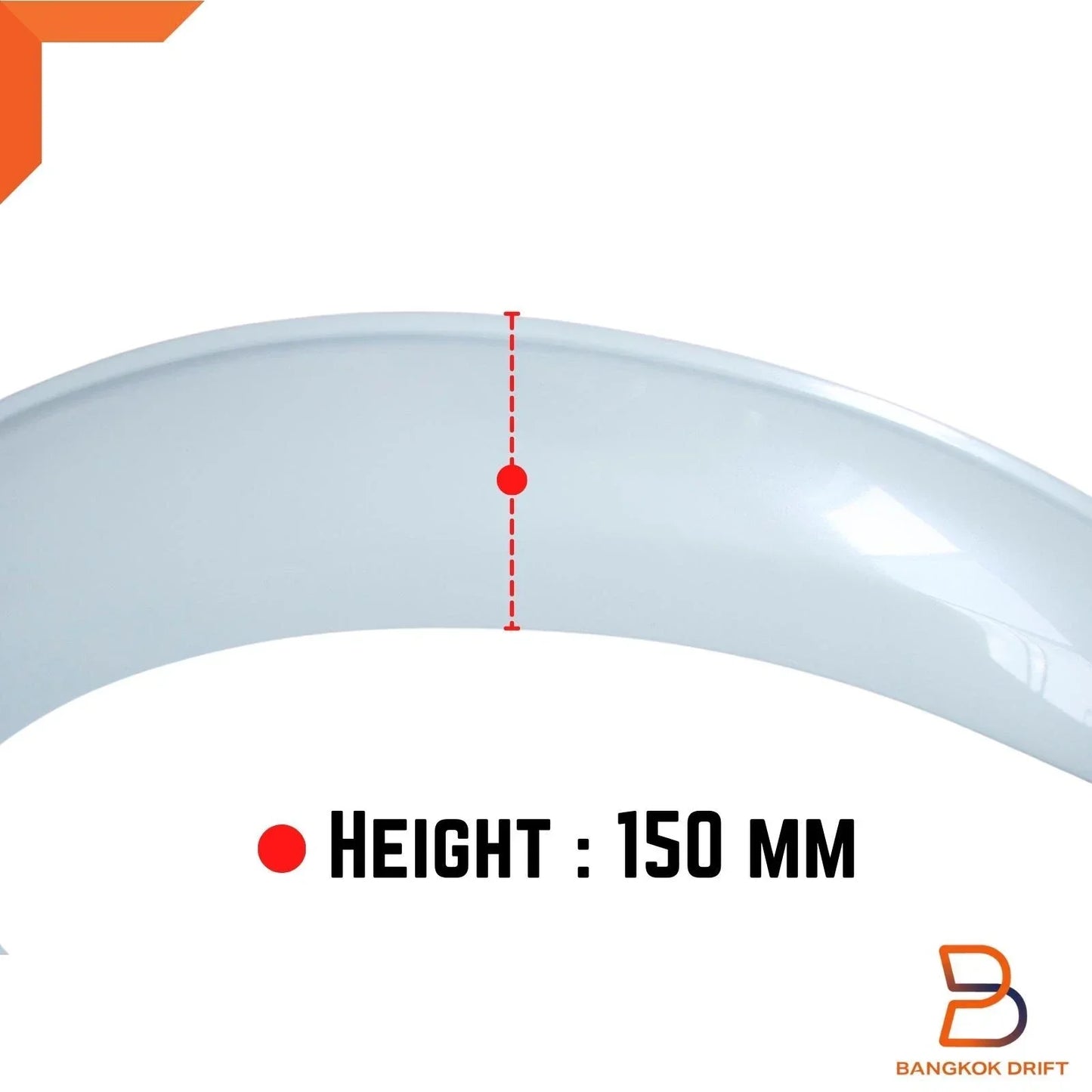 White Pearl QX1 Fender Flares for Nissan Navara NP300 (2021-2023)