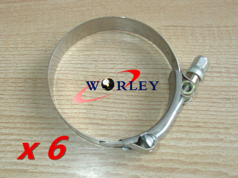 Silicone Turbo Pipe Hose Coupler 6x2.5" with T-bolt Clamps for 66-74 Models