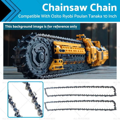 10 Inch 3/8LP Chainsaw Chain for Poulan ES300 ES350 PPS446 PPS258