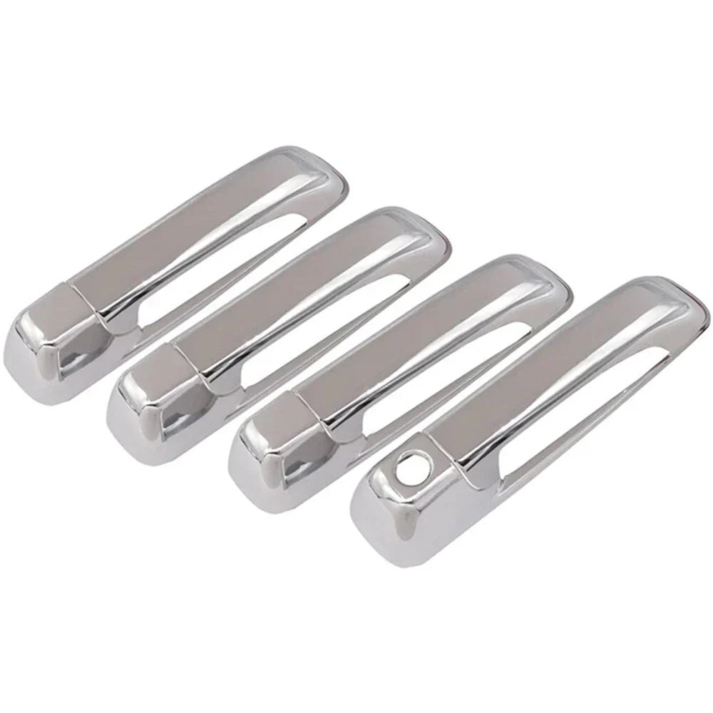 4 x Chrome Door Handle Cover Caps for Dodge Ram 1500 2500 3500 4500 (2009-18)