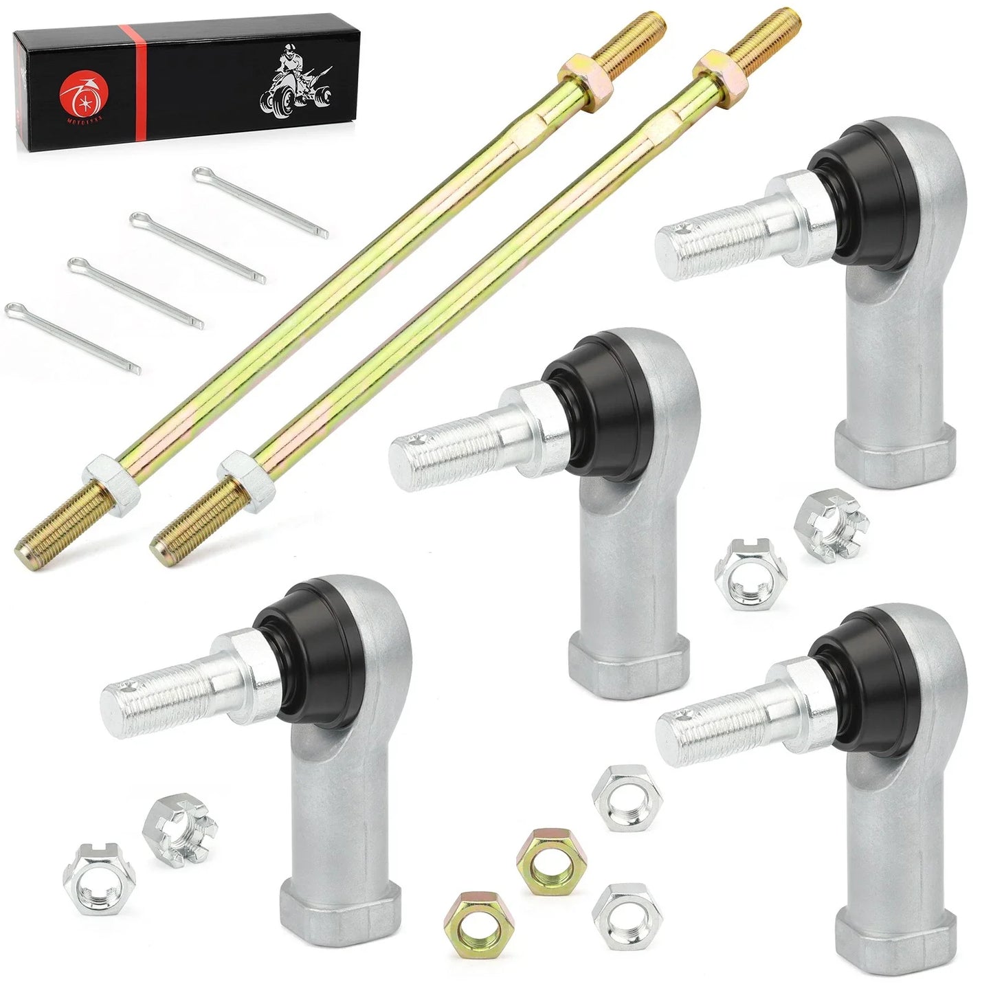 Tie Rod Ends 2x Left/Right Kit for Honda Foreman 450 TRX450S/TRX450FE (1998–2004)