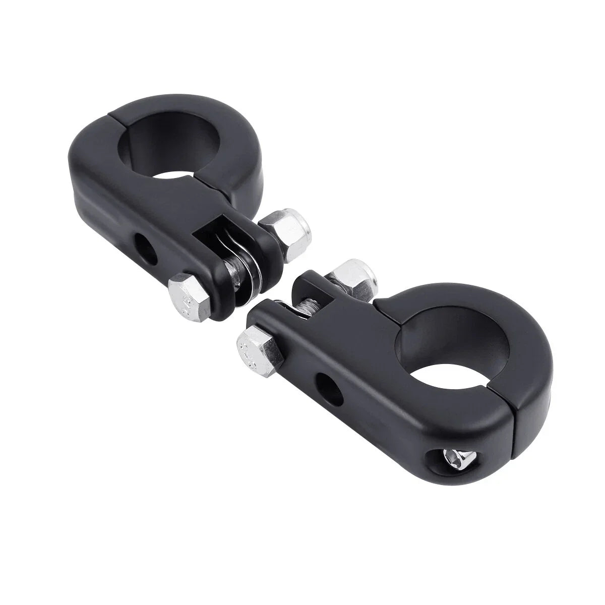 Matte Black 32mm Highway Engine Guard Footpegs for Harley Dyna Sportster