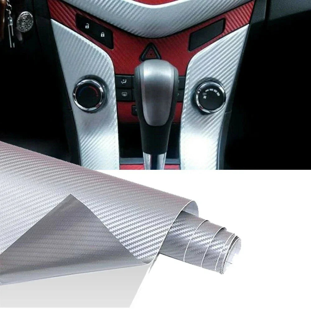 Car Carbon Fiber Sticker 50x12Inch