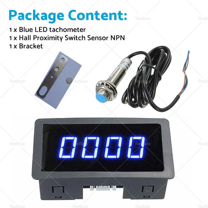 Digital LED Tachometer RPM Speed Meter Set for Car
