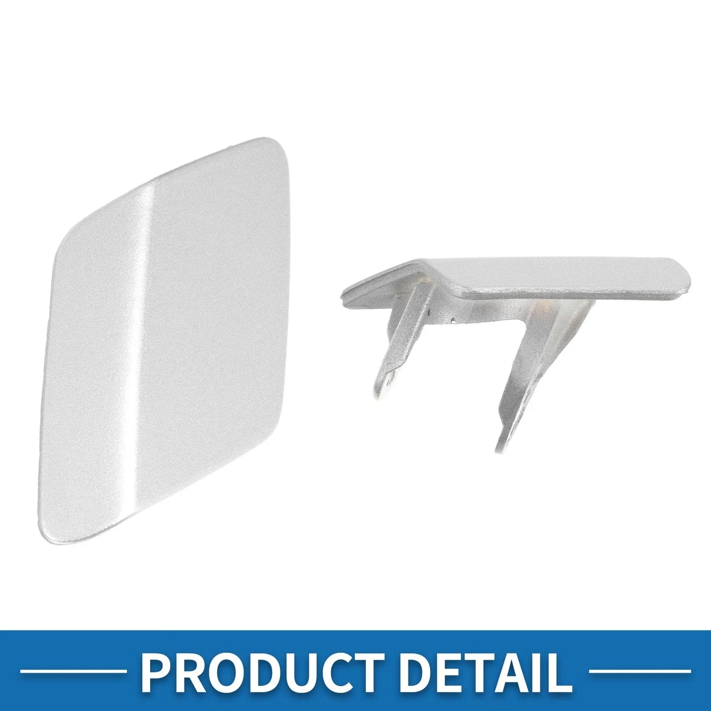 Front Right Washer Nozzle Cover Cap for BMW 428i Silver Tone