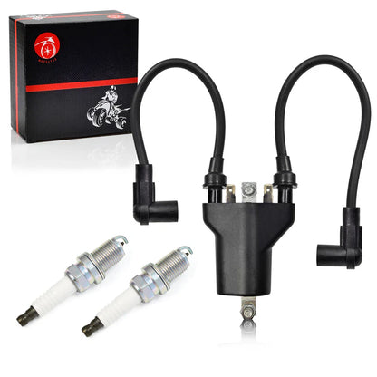 Ignition Coil & Spark Plug for EZGO Marathon Medalist TXT (1996–2003)