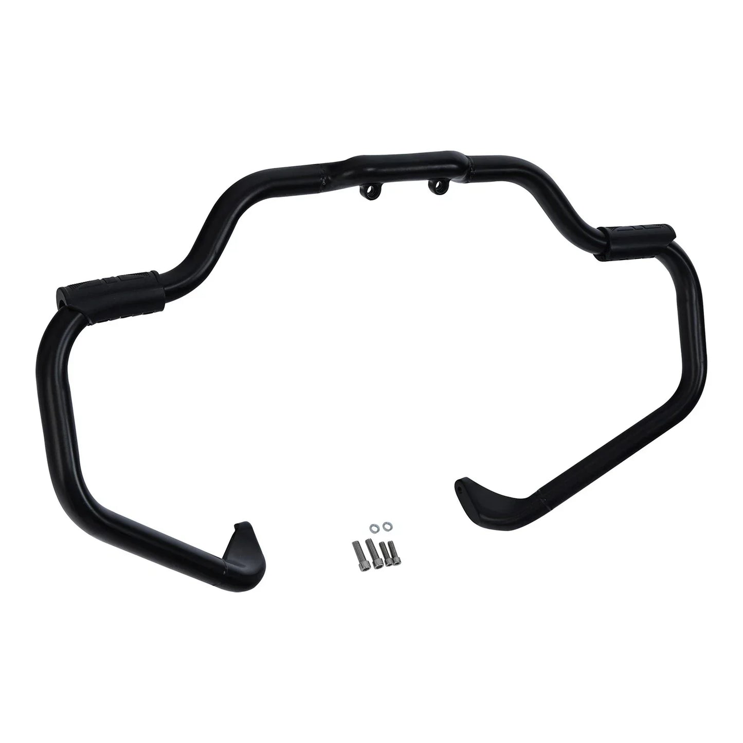 Chrome/Black Mustache Engine Guard Crash Bar for Indian Chieftain (2014-2025)