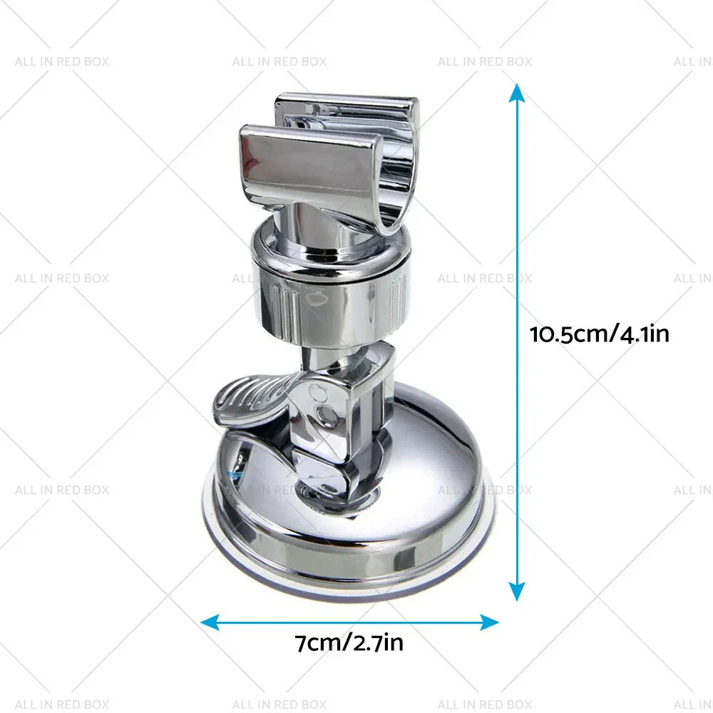 Adjustable Bracket Suction Shower Head Holder for Bathroom Wall Mount