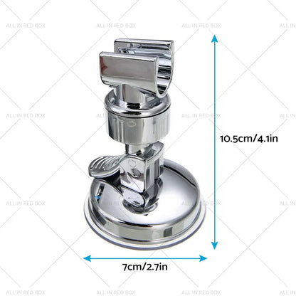 Adjustable Bracket Suction Shower Head Holder for Bathroom Wall Mount