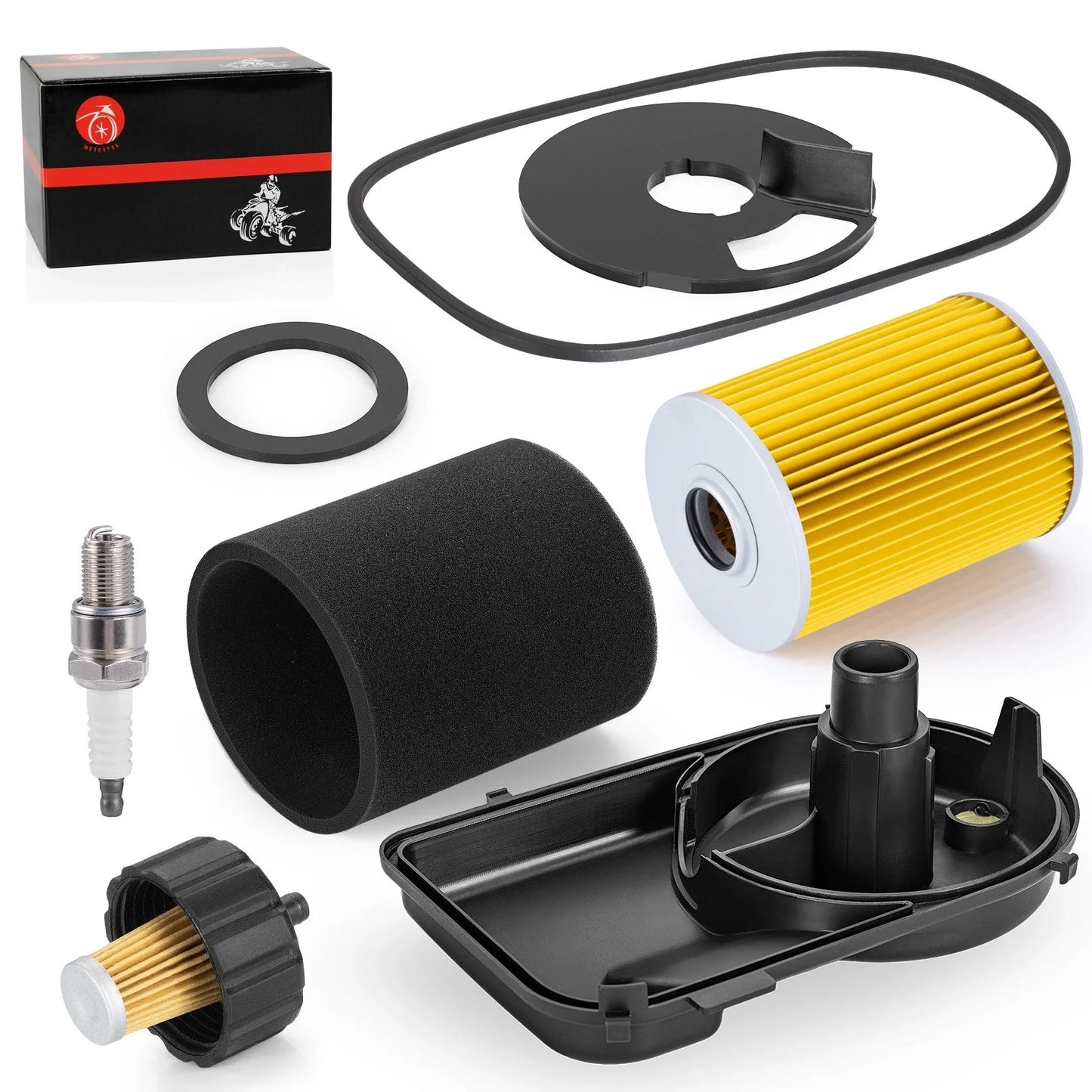 Air Box Cover & Air Fuel Filter for Yamaha G2 G8 G9 G11 Golf Cart (1985–1995)