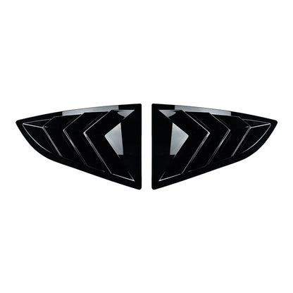Gloss Black Window Louvers for Toyota GR86 Subaru BRZ (2022-2025)